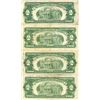 Image 4 : Lot of 10 Assorted United States Red Seal $2 Bills
