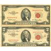 Image 5 : Lot of 10 Assorted United States Red Seal $2 Bills