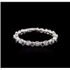 Image 1 : 18KT White Gold 0.15ctw Diamond Ring