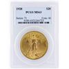 Image 1 : 1928 PCGS MS63 $20 St. Gaudens Double Eagle Gold Coin