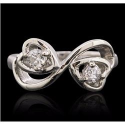 14KT White Gold 0.27ctw Diamond Ring