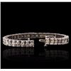 Image 3 : 14KT White Gold 6.12ctw Diamond Tennis Bracelet