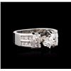 Image 2 : 14KT White Gold 1.45ctw Diamond Ring