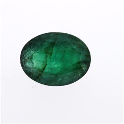 7.05ct. One Oval Cut Natural Emerald