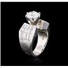 Image 4 : 18KT White Gold 4.16ctw Diamond Ring