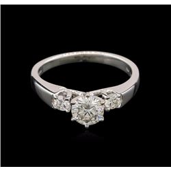 0.80ctw Diamond Ring - 18KT White Gold