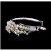 Image 4 : 14KT White Gold 13.56ct Diamond Bangle Bracelet