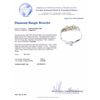 Image 5 : 14KT White Gold 13.56ct Diamond Bangle Bracelet
