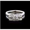 Image 1 : 14KT White Gold 1.00ctw Diamond Ring