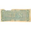 Image 2 : $10 1864 Richmond Virginia Confederate States of America Bank Note