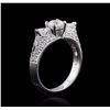 Image 3 : 18KT White Gold 1.04ctw Diamond Ring