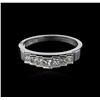 Image 1 : 14KT White Gold 0.50ctw Diamond Ring