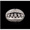 Image 1 : 14KT White Gold 2.10ctw Diamond Ring