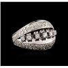 Image 2 : 14KT White Gold 2.10ctw Diamond Ring