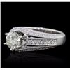 Image 2 : 18KT White Gold 1.80ctw Diamond Ring