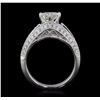 Image 3 : 18KT White Gold 1.80ctw Diamond Ring