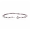 Image 3 : 14KT White Gold 4.05ctw Diamond Tennis Bracelet