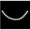 Image 1 : 18KT White Gold 16.50ctw Diamond Necklace
