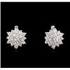Image 1 : 14KT White Gold 2.40ctw Diamond Earrings
