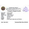 Image 2 : 29.31ctw Triangle Mixed Kunzite Parcel