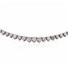Image 2 : 14KT White Gold 14.03ctw Diamond Necklace