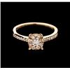 Image 1 : 0.35ctw Diamond Ring - 14KT Rose Gold