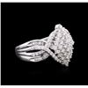 Image 2 : 1.00ctw Diamond Ring - 14KT White Gold