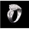 Image 3 : 1.00ctw Diamond Ring - 14KT White Gold