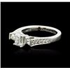 Image 2 : 18KT White Gold 1.32ctw Diamond Ring