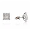 Image 2 : 14KT White Gold 1.70ctw Diamond Earrings