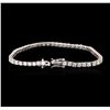 Image 3 : 14KT White Gold 5.04ctw Diamond Tennis Bracelet