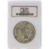 Image 1 : 1923 NGC MS64 Peace Silver Dollar