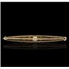 Image 2 : 14KT Two-Tone Gold 0.70ctw Diamond Brooch