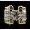 Image 1 : 18KT Yellow Gold 8.81ctw Diamond Ring