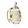 Image 3 : 14KT White Gold 149.90ct Citrine Pendant