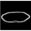 Image 2 : 3.00ctw Diamond Tennis Bracelet - 14KT White Gold