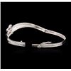 Image 3 : 14KT White Gold 0.52ctw Diamond Bangle Bracelet