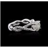 Image 2 : 14KT White Gold 1.85ctw Diamond Ring