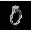 Image 3 : 14KT White Gold 1.85ctw Diamond Ring