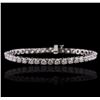 Image 1 : 14KT White Gold 6.85ctw Diamond Bracelet