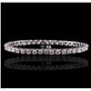 Image 2 : 14KT White Gold 6.85ctw Diamond Bracelet