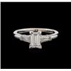 Image 1 : GIA Cert 1.02ctw Diamond Ring - 14KT White Gold