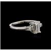 Image 2 : GIA Cert 1.02ctw Diamond Ring - 14KT White Gold