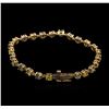 Image 2 : 8.60ctw Multi Color Sapphire Bracelet - 14KT Yellow Gold