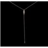Image 1 : 14KT Rose Gold 0.69ctw Diamond Necklace