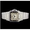 Image 1 : Cartier Stainless Steel Santos Galbee Watch