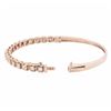 Image 3 : 14KT Rose Gold 1.70ctw Diamond Bangle Bracelet