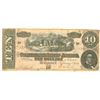 Image 1 : $10 1864 Richmond Virginia Confederate States of America Bank Note