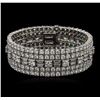 Image 1 : 29.78ctw Diamond David Webb Bracelet - Platinum