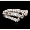 Image 1 : 14KT White Gold 0.35ctw Diamond Ring